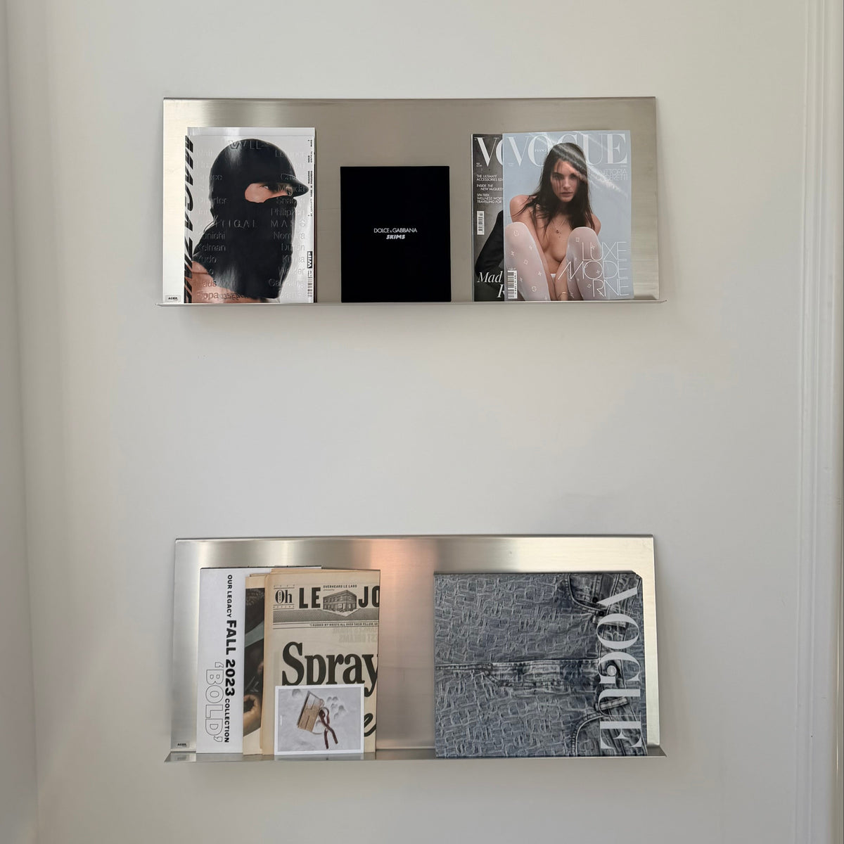 STEEL MAGAZINE HOLDER BODØ